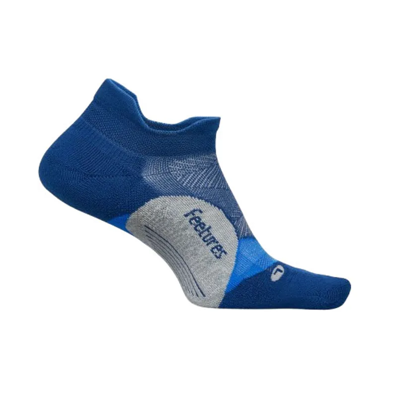 Feetures Elite Light Cushion No Show Tab Socks Navy Mist