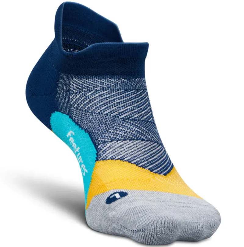 Feetures Elite Light Cushion No Show Tab Socks Nitro Navy-2