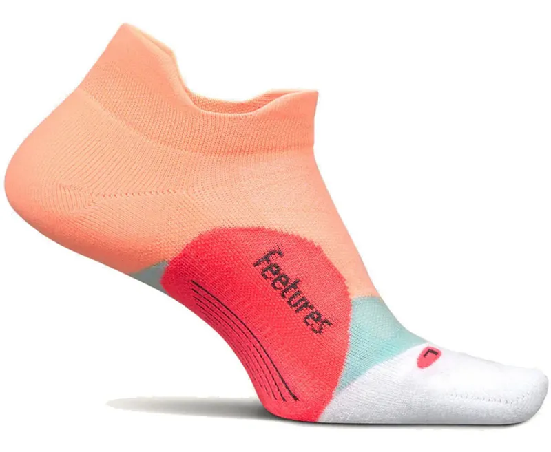 Feetures Elite Light Cushion No Show Tab Socks Vibrant Reef