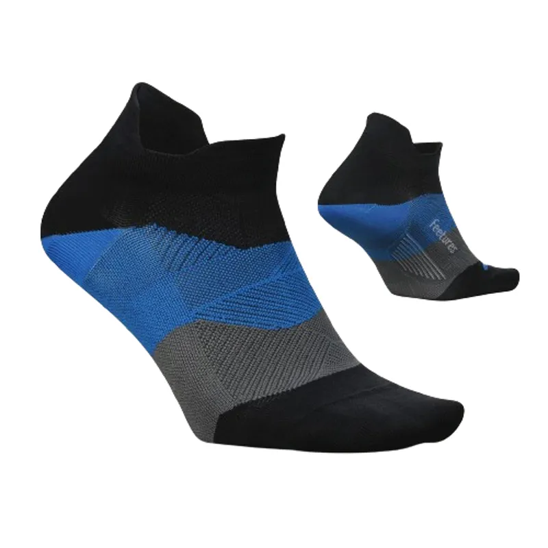 Feetures Elite Light Cushion No Show Tab Tech Blue-1