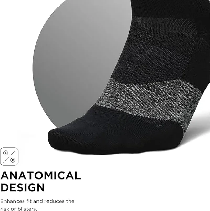 Feetures Elite Ultra Light Cushion Mini Crew Sock Black-4