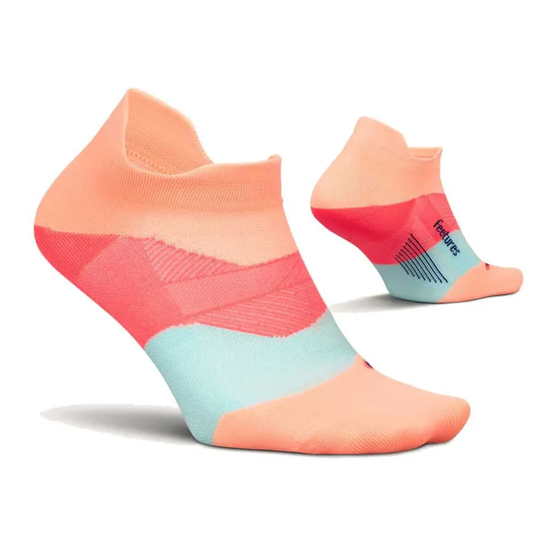 Feetures Elite Ultra Light Cushion No Show Tab Vibrant Reef