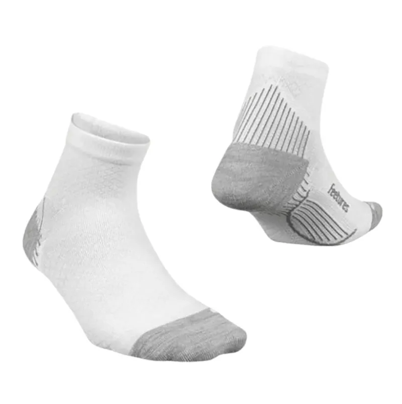 Feetures Plantar Fasciitis Relief Ultra Light Cushion Quarter White