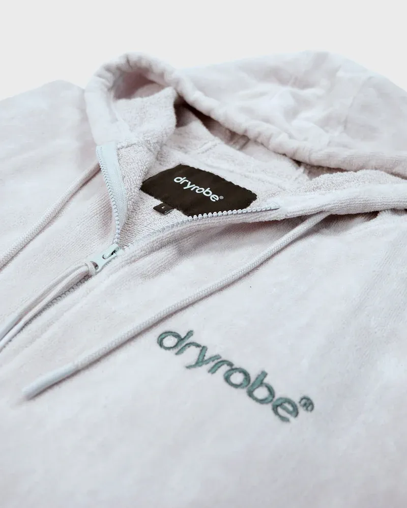Dryrobe Full-Zip Organic Towel Changing Robe Nimbus Cloud-7