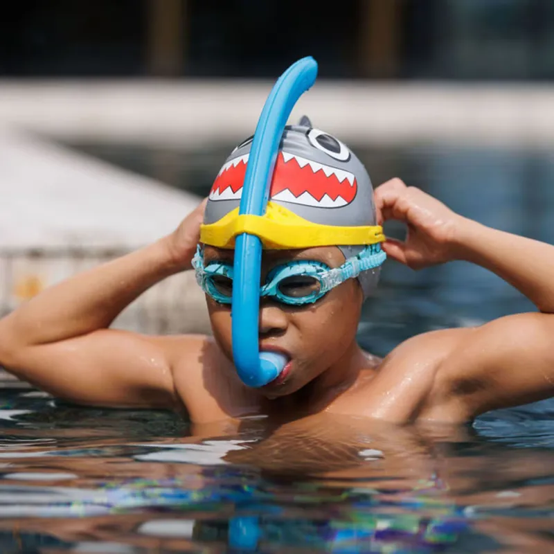 Finis Stability Snorkel Junior Ocean Blue-4