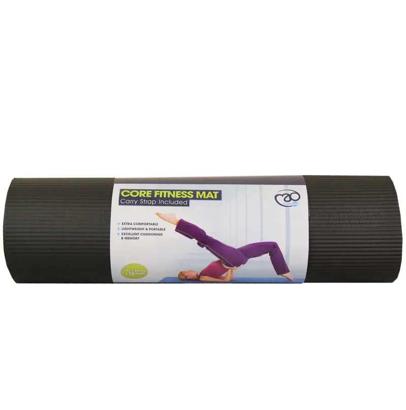 Fitness Mad Core Fitness Mat 10mm Black-2