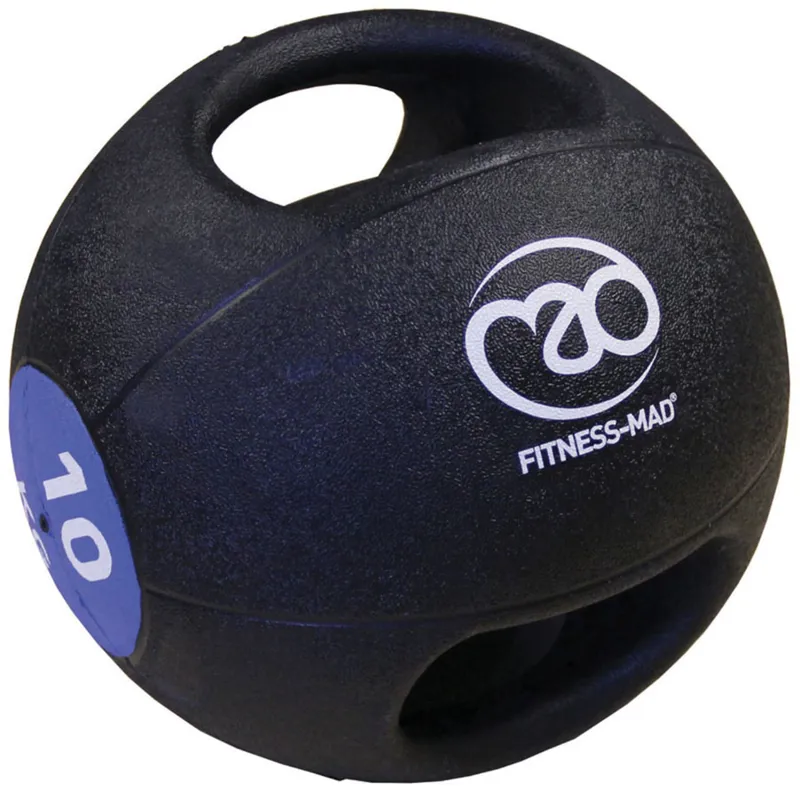 Fitness Mad Double Grip Medicine Ball 10kg