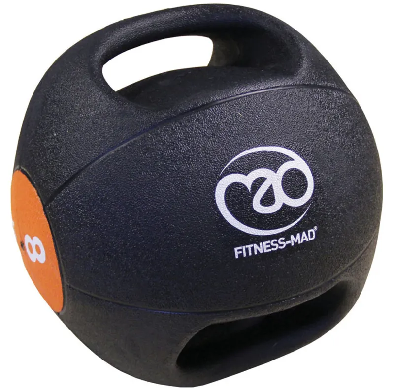 Fitness Mad Double Grip Medicine Ball 8kg