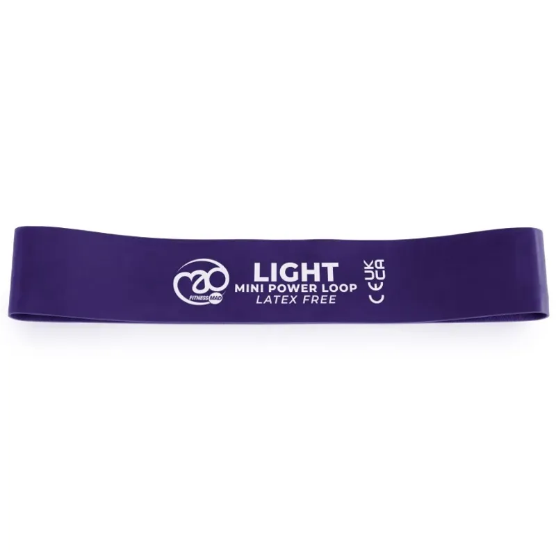 Fitness Mad Latex Free Mini Power Loop 10inch Light