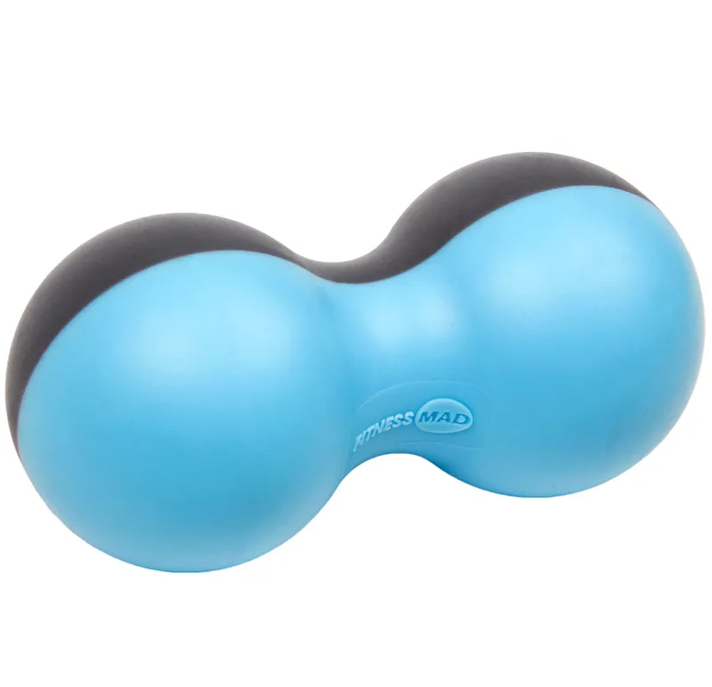 Fitness Mad Peanut Massage Ball Grey/Blue 14cmx6.5cm