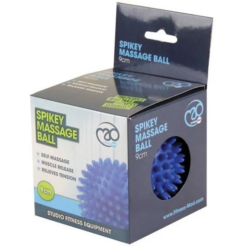 Fitness Mad Spikey Massage Balls 9cm Blue-2