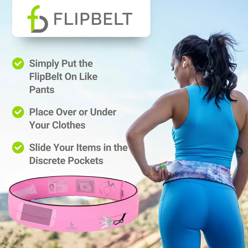 Flipbelt Classic Belt Girly Pop Pink-2