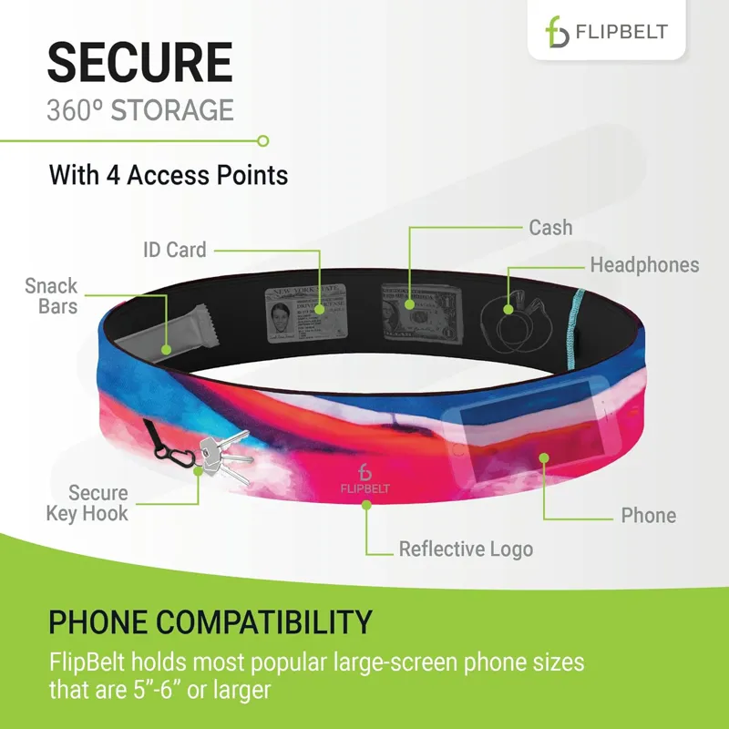 Flipbelt Classic Running Belt Acrylic Summer-2