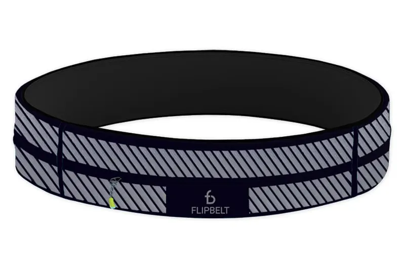 FlipBelt Zipper Reflective Black