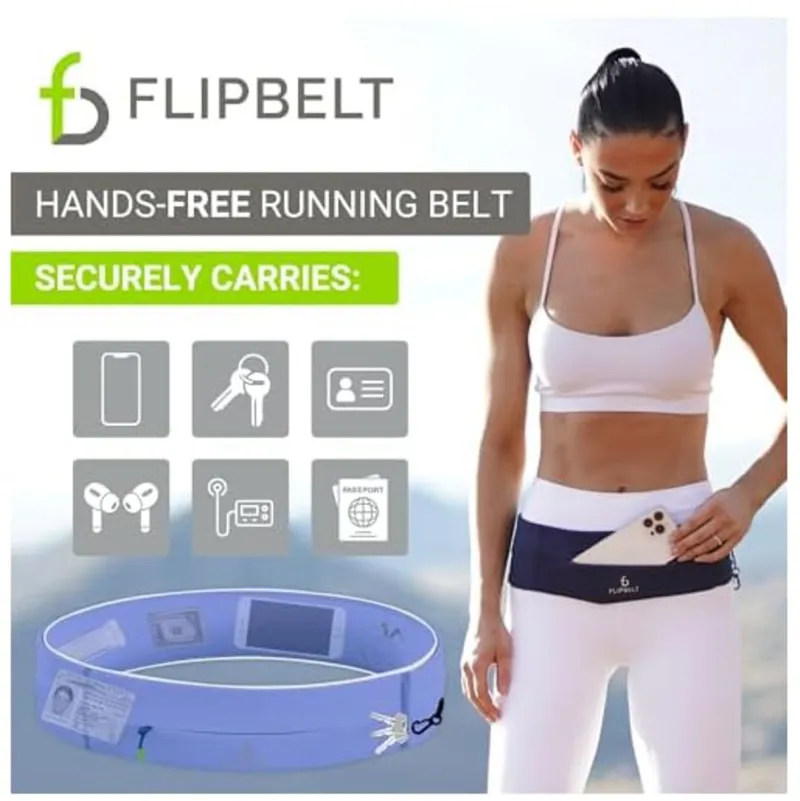 Flipbelt Zipper Running Belt Periwinkle-1