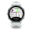 Garmin Forerunner 970 Titanium with Whitestone Case and Whitestone/Translucent Amp Yellow Band