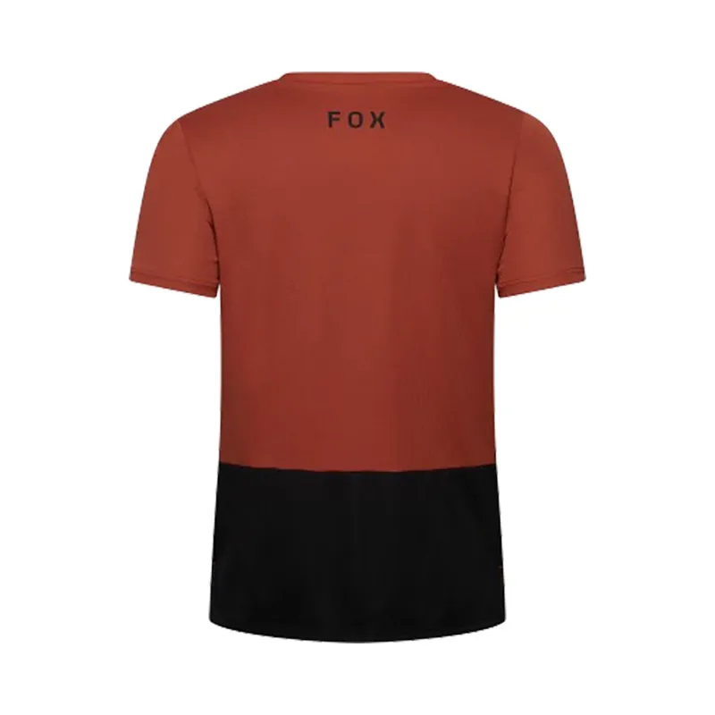 Fox Youth Ranger Fox Head S/S Jersey Amber Scarlet-1