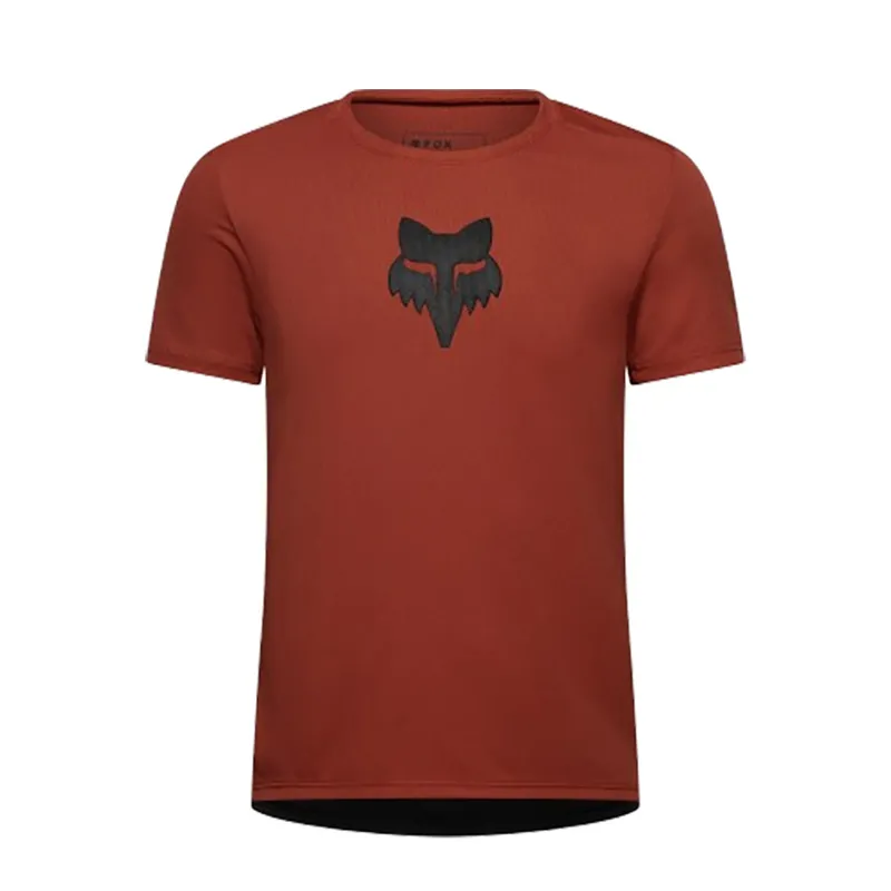 Fox Youth Ranger Fox Head S/S Jersey Amber Scarlet