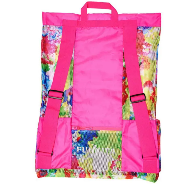 Funky Gear Up Mesh Backpack Ink Jet-1