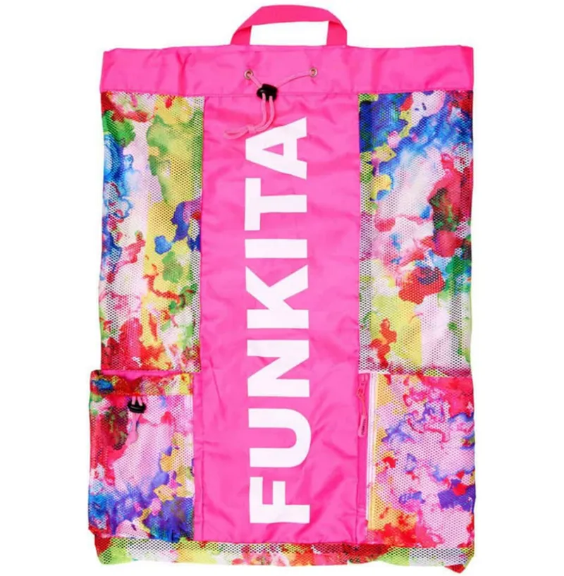 Funky Gear Up Mesh Backpack Ink Jet