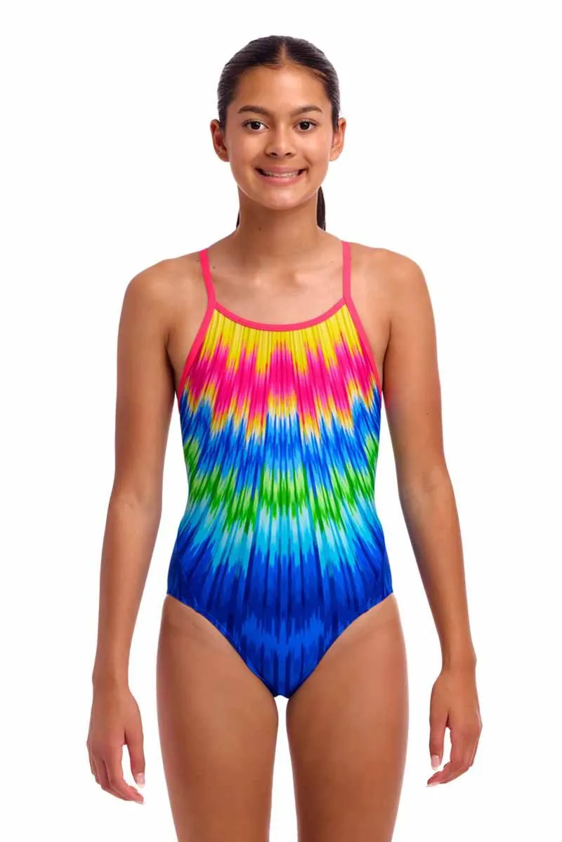 Funkita Girl's Diamond Back One Piece Fly Time-1