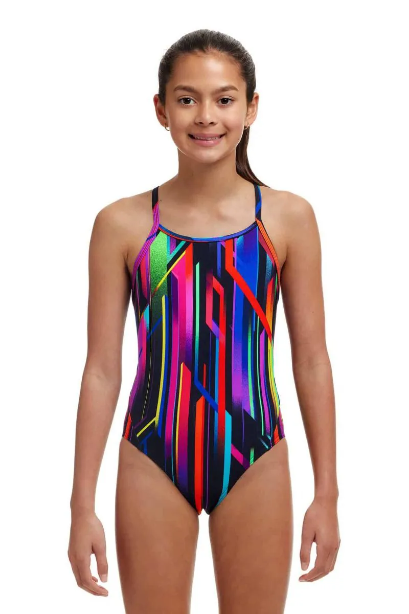 Funkita Girl's Diamond Back One Piece Swimsuit Baby Beamer-1