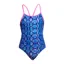 Funkita Girls Diamond Back One Piece Swimsuit Blue Viper