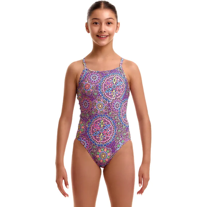 Funkita Girl's Diamond Back One Piece Swimsuit Love Lacy-1