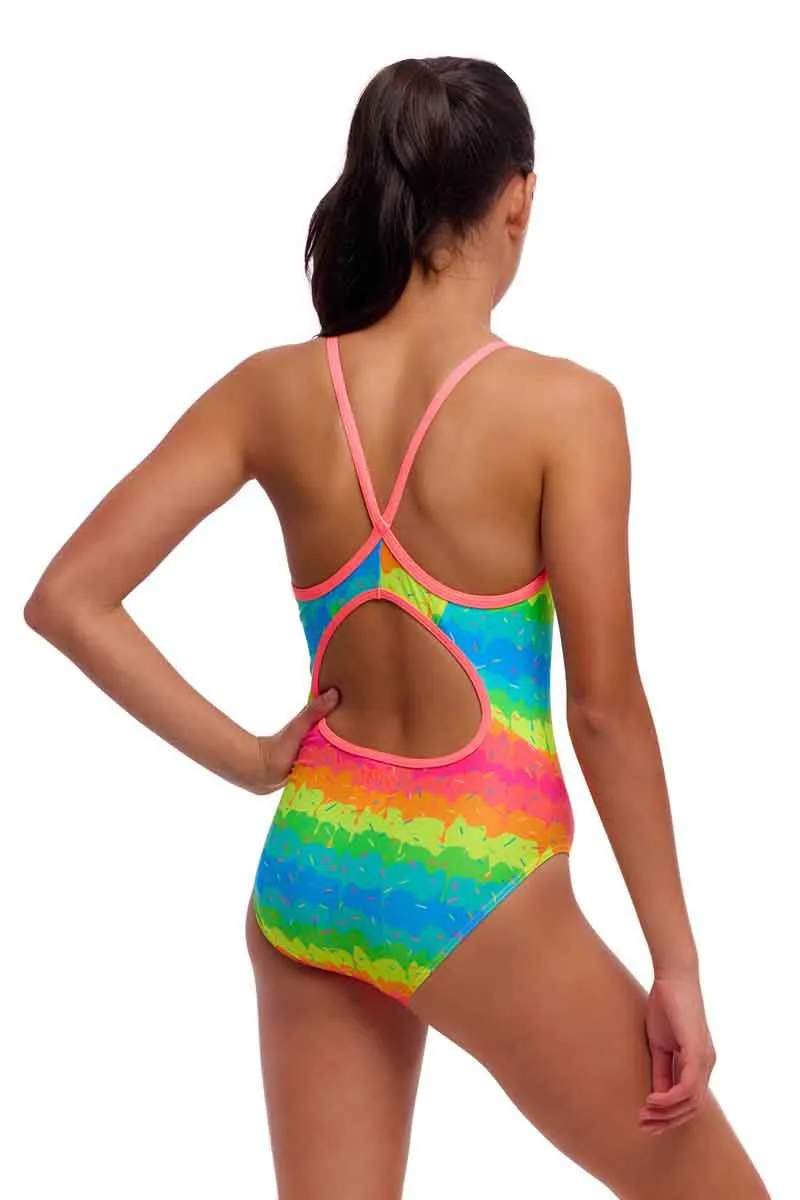 Funkita Girls Diamond Back One Piece Swimsuit Melting Mayhem-4