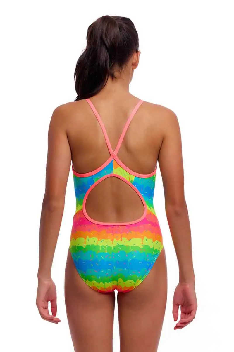 Funkita Girls Diamond Back One Piece Swimsuit Melting Mayhem-2
