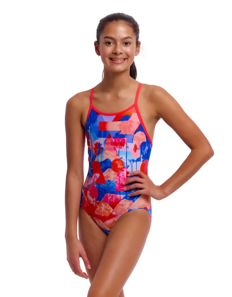 Funkita Girl's Diamond Back One Piece Swimsuit Miss Adventure-3