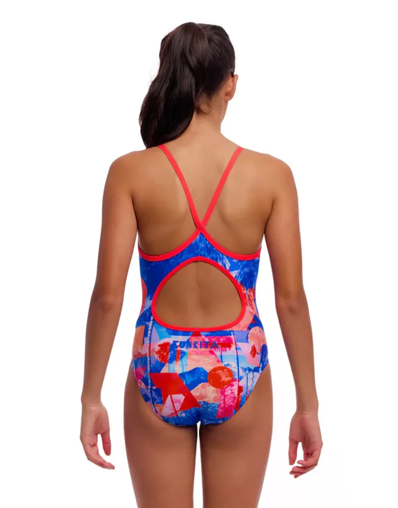 Funkita Girl's Diamond Back One Piece Swimsuit Miss Adventure-2