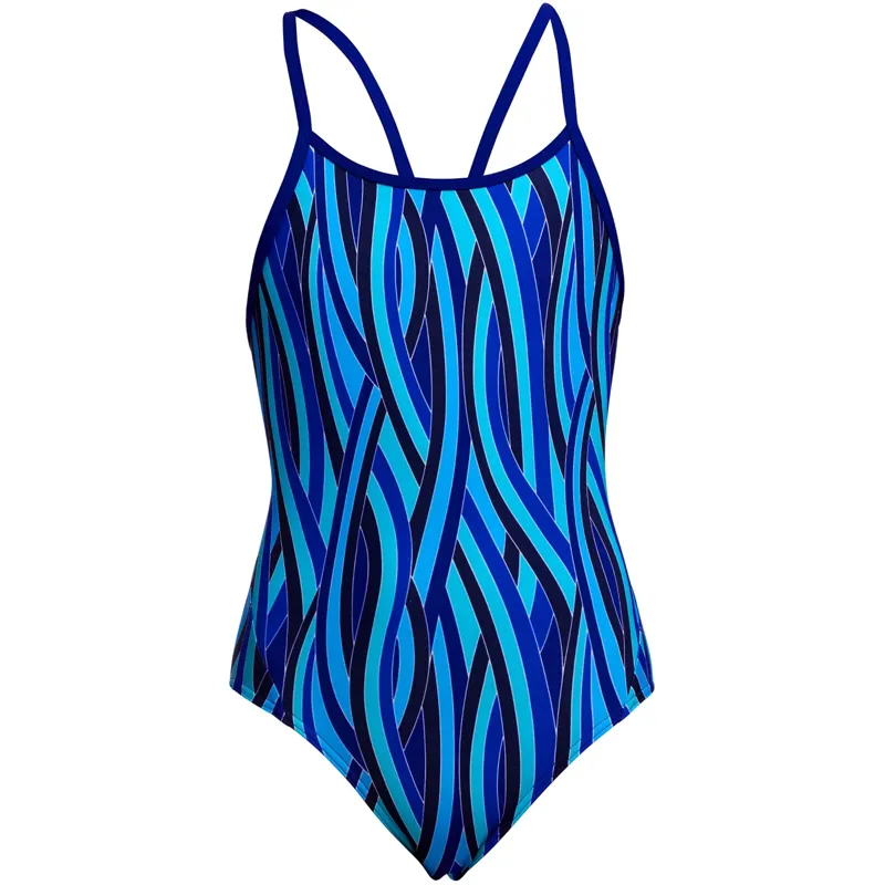 Funkita Girls Diamond Back One Piece Swimsuit Snork City
