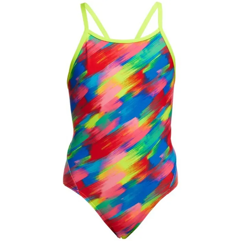 Funkita Girl's Diamond Back One Piece Swimsuit Stroked