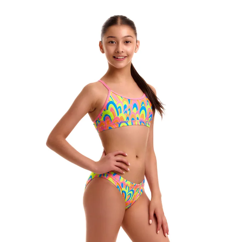 Funkita Girl's Racerback Two Piece Swimsuit Hillary Puff-3