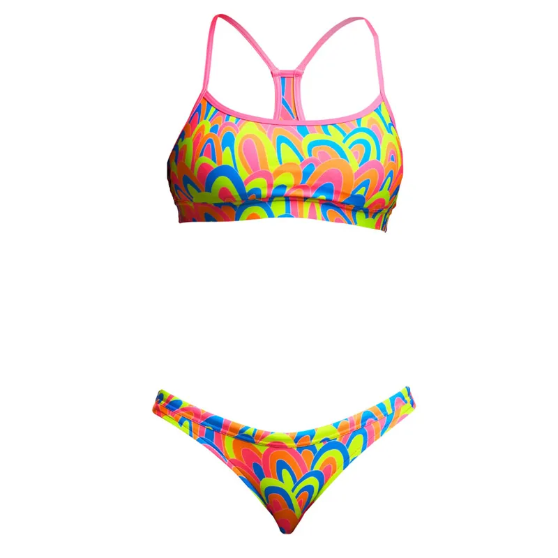 Funkita Girl's Racerback Two Piece Swimsuit Hillary Puff