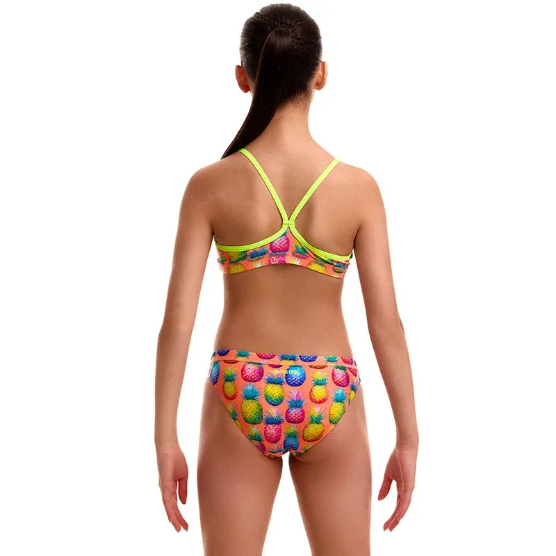 Funkita Girl's Racerback Two Piece Swimsuit Pinky Piney-1