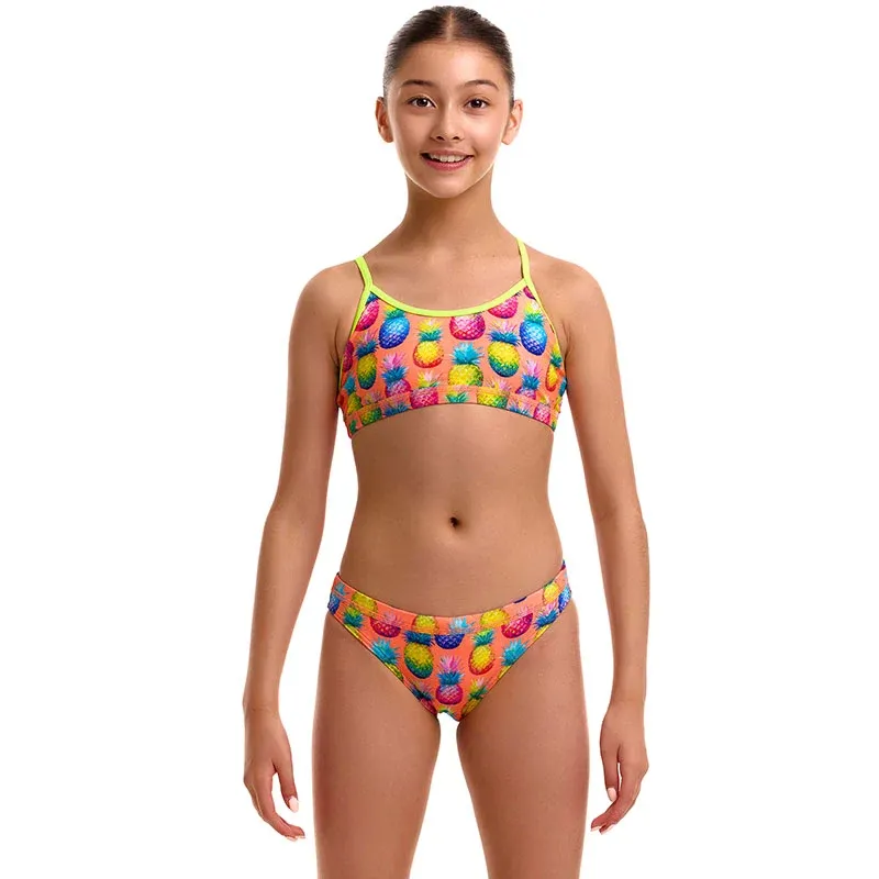 Funkita Girl's Racerback Two Piece Swimsuit Pinky Piney