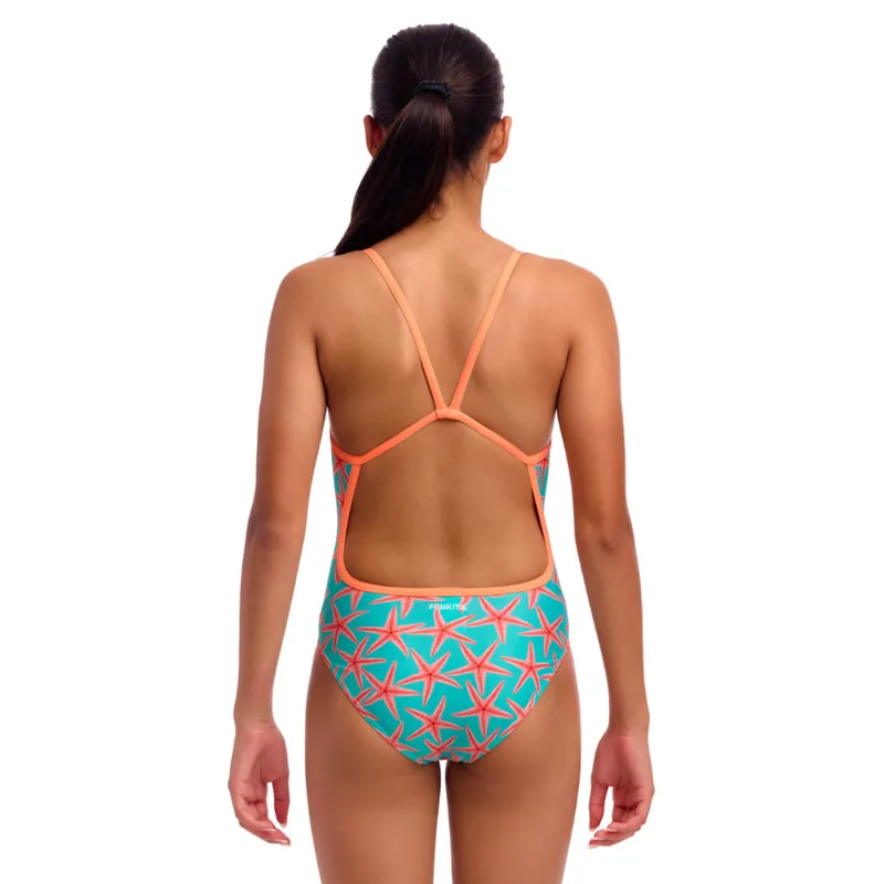 Funkita Girl's Single Strap One Piece Star Party-2