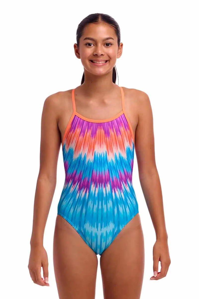 Funkita Girl's Single Strap One Piece Swimsuit Birdie Bird-1