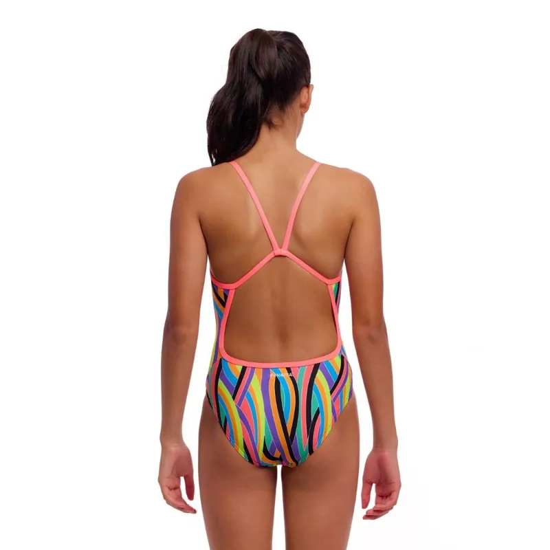 Funkita Girls Single Strap One Piece Swimsuit Curl Curl-2