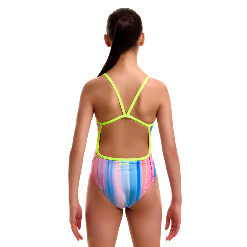 Funkita Girl's Single Strap One Piece Swimsuit Curtain Call-2