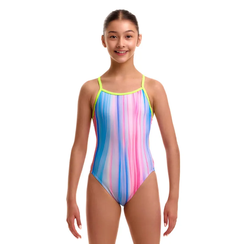 Funkita Girl's Single Strap One Piece Swimsuit Curtain Call-1