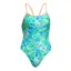 Funkita Girls Single Strap One Piece Swimsuit Green Green Grass