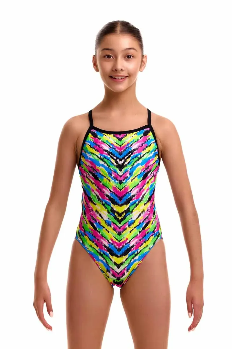 Funkita Girl's Single Strap One Piece Swimsuit Happy Hide-1