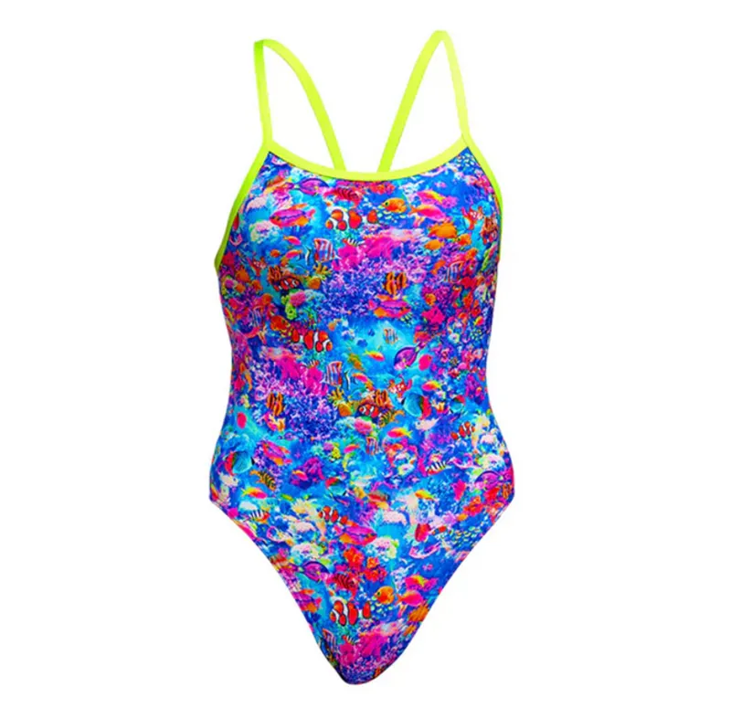 Funkita Girls Single Strap One Piece Swimsuit Sea Life