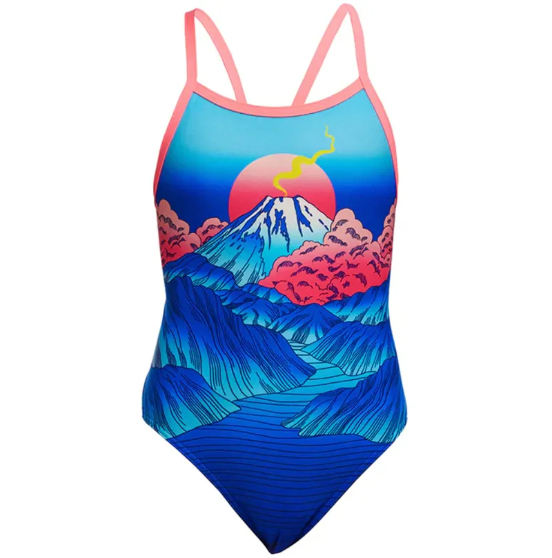 Funkita Girls Single Strap One Piece Swimsuit Smokin Hot
