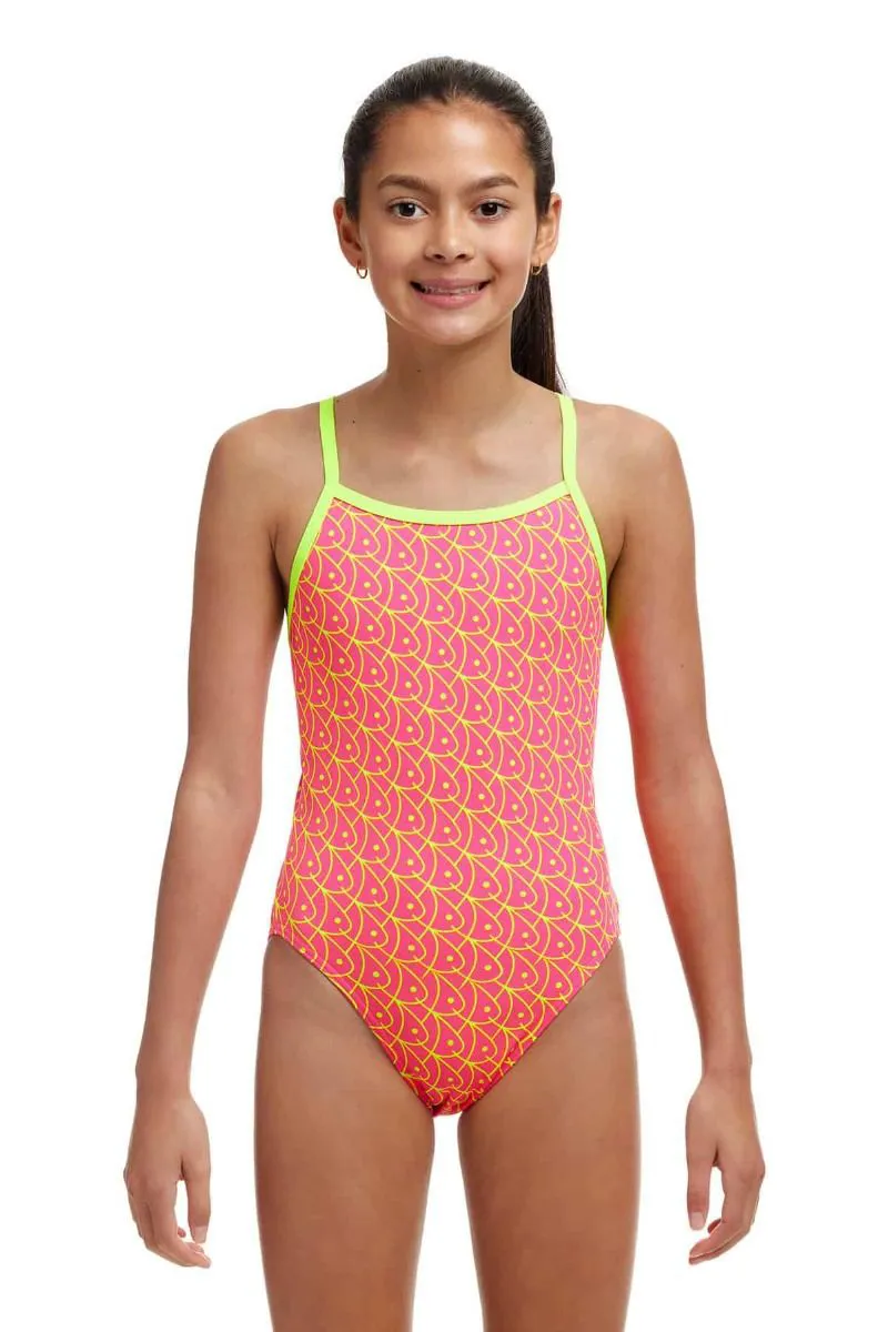 Funkita Girl's Single Strap One Piece Swimsuit Swim School-3