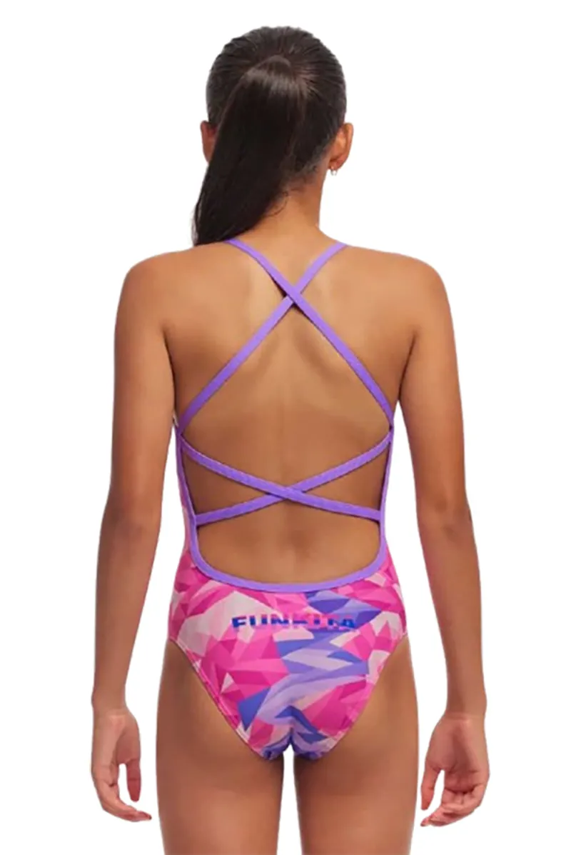 Funkita Girl's Strapped In One Piece Swimsuit Rockie High-2