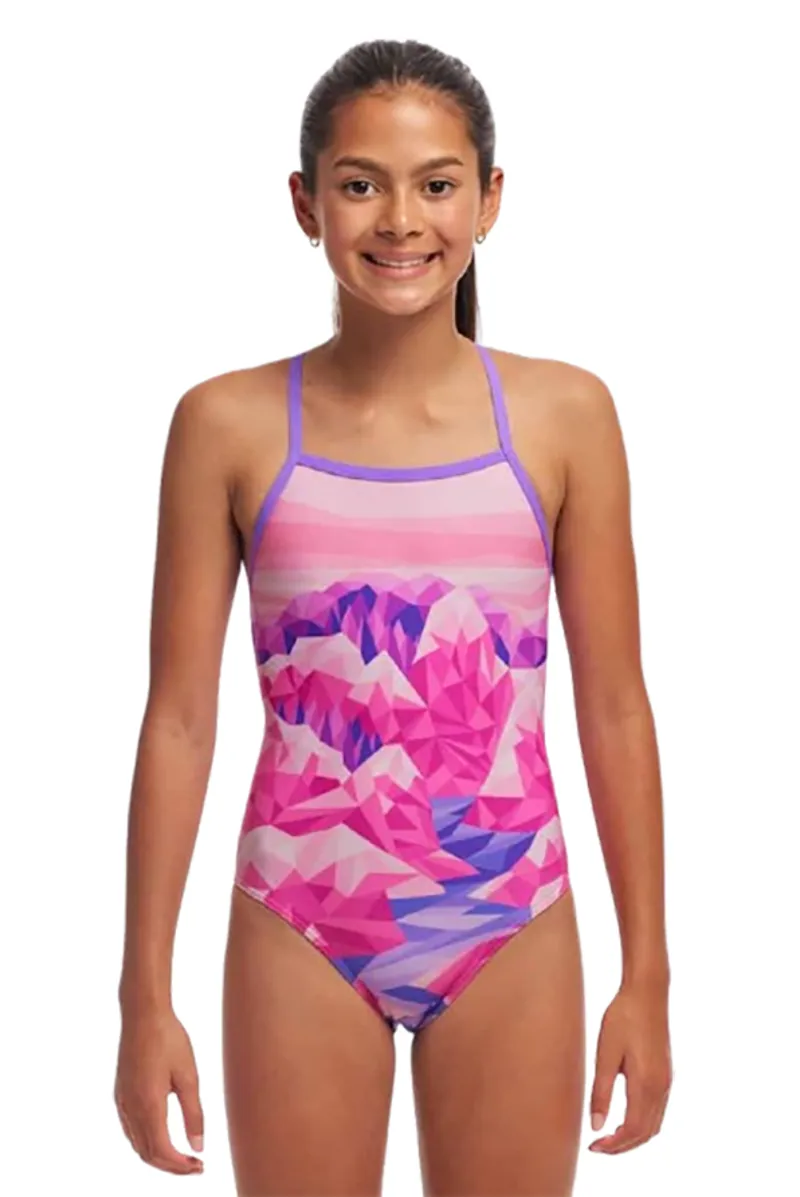 Funkita Girl's Strapped In One Piece Swimsuit Rockie High-1